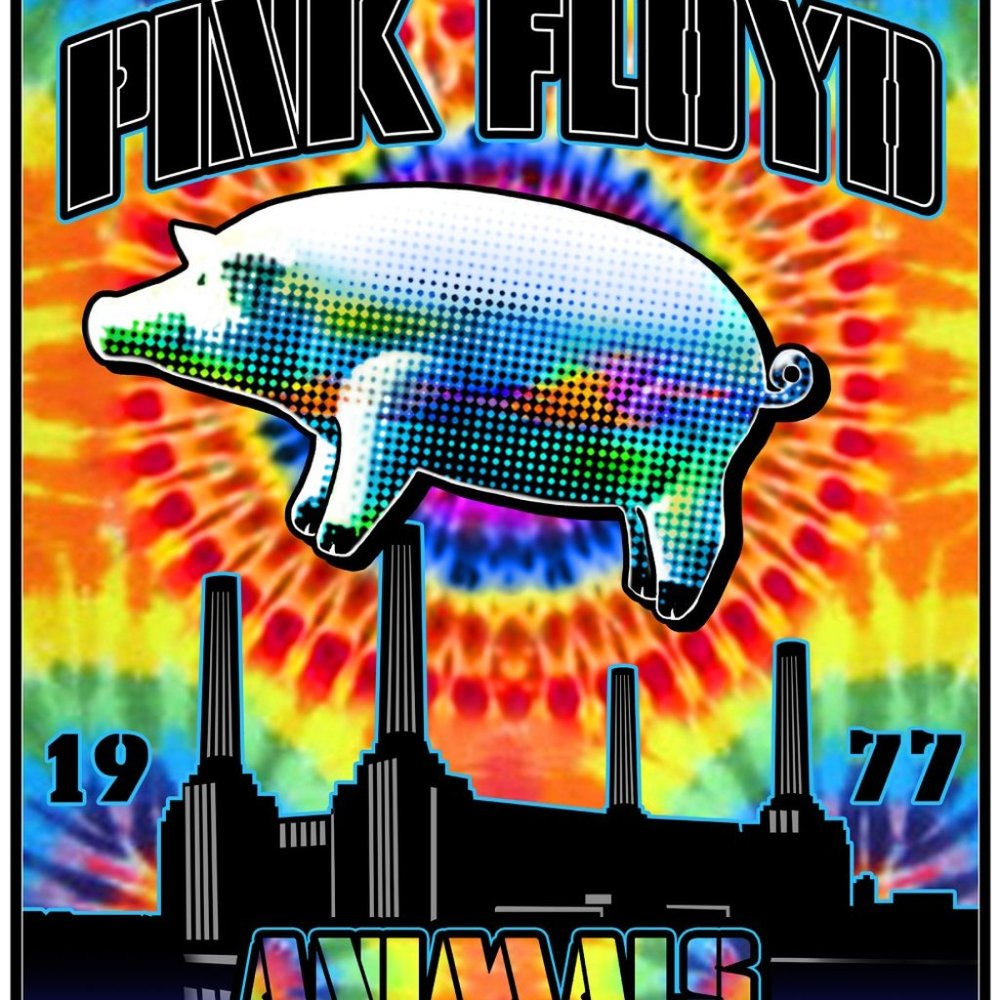 Pink Floyd Animals Blanket ~ 50" x 60" ~ Officially Licensed ~ Brand New!